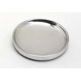 Kerzenteller Kerzenteller, Dekoteller Alu Silber poliert Ø 10 cm ideal für Kerzen, Taufkerzen, Hochzeitskerzen