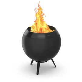 höfats MOON 45 Feuerschale mit niedrigem Fuß All Black