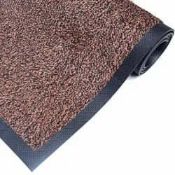 Baumwollmatte Bartex, Schmutzfangmatte, braun 745327585150     , Maße (B x L): 75 x 85 cm
