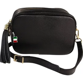 FLORENCE Umhängetasche Leder Black