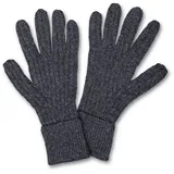 Falke Handschuhe (100% Schurwolle) dunkelgrau - Damen/Herren - 1 Paar