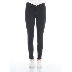 Lee Damen Jeans Scarlett High Skinny Fit Skinny Fit Schwarz Hoher Bund Reißverschluss L 31