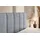 altdecor Boxspringbett mit Matratze Boxbett, Topper, Polsterbett mit Bettkasten OTTA-Z - 200x200 - Grau Casablanca