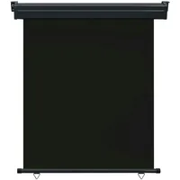 VidaXL Balkon-Seitenmarkise 140 × 250 cm Schwarz