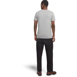 JACK & JONES T-Shirt Split mit Neck in Ultimate Grey-XXL