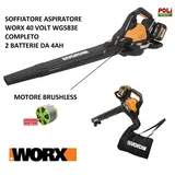 Worx WG583E inkl. 2 x 4,0 Ah + Ladegerät