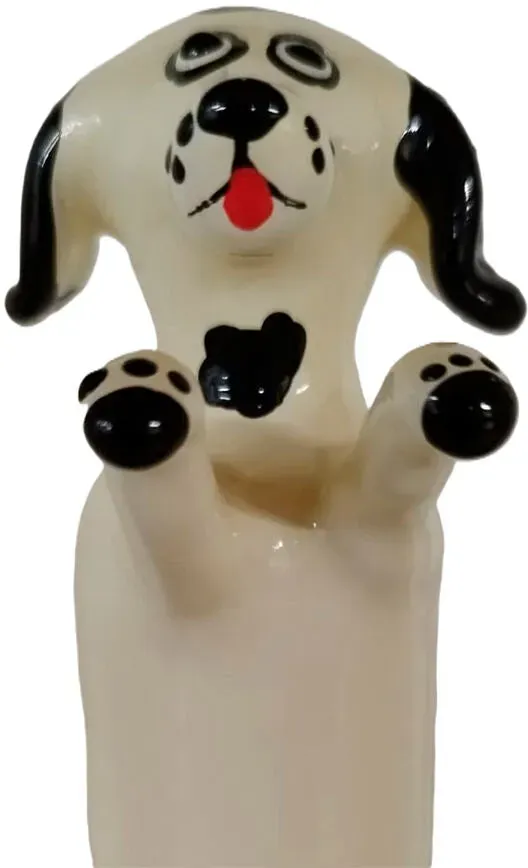 CONDOMERIE - HANDBEMALTE NEUHEITSKONDOME GLÜCKLICHER WEISSER HUND XL