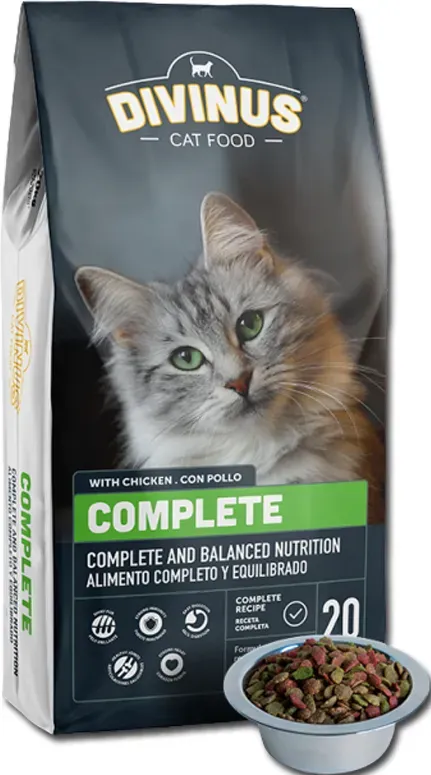 Divinus Cat Complete für ausgewachsene Katzen 20kg + Überraschung für die Katze