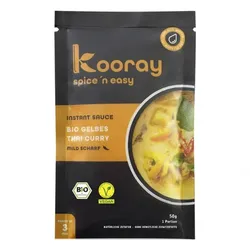 Kooray Instant Sauce - Thai Curry gelb bio