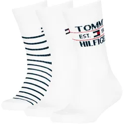 TOMMY HILFIGER Kinder Sport Socken Breton 3er Pack