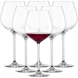 Schott Zwiesel 6er Set SCHOTT ZWIESEL Burgunderglas Fortissimo 738 ml Glas Transparent Klar