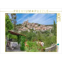 Calvendo Puzzle Eus. Eines der schönsten Dörfer Frankreichs auf