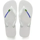 havaianas Brasil Logo weiß 33/34