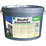 MipaSol Silikatfarbe Fassaden+Innenwandfarbe Malerfarbe weiss matt 5L