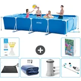 Rechteckiger Frame Pool - 450x220x84 Cm - 7-teilig  S82
