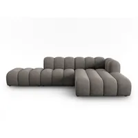 micadoni Ecksofa, Grau, Textil, 5-Sitzer, L-Form, 299x177 cm, Hergestellt in Europa, Oeko-Tex®, Wohnzimmer, Sofas & Couches, Wohnlandschaften, Ecksofas