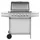 vidaXL Gasgrill mit 6 Brennern silber