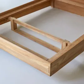 Tikamoon Doppelbett 165 x 230 cm Beige