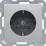 Berker Q.1/Q.3 Steckdose SCHUKO, alu samt, lackiert (41236084)
