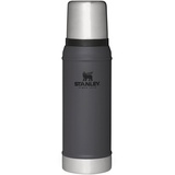Stanley Classic Legendary Thermosflasche 750 ml - Thermos Hält 20 Stunden Heiß oder Kalt - Edelstahl Thermoskanne - BPA-Frei - Spülmaschinenfest - Charcoal