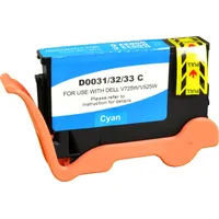 Ampertec Kompatible Tinte ersetzt Dell 592-11813 55K2V cyan