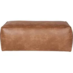 Pouf Rodeo Lederoptik, Cognac