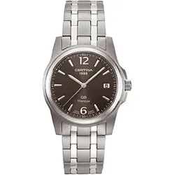 Certina Herren Quarz Kollektion DS Tradition C260.7195.12.66 - anthrazit,silber - 37mm