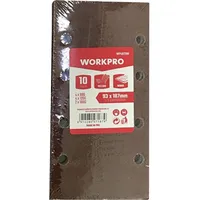 WorkPro WP407200 Schleifpapier mit Klett (L x B) 187
