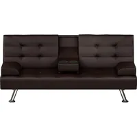 Hti-Living HTI-Living, Sofa, Klappsofa Braun Marwan (2-Sitzer)