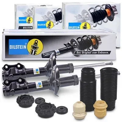 Bilstein 2x Stoßdämpfer +Domlager +Staubschutz vorne [Hersteller-Nr. 40481755] für Seat, VW