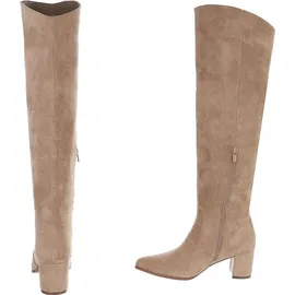 Ital-Design Overknees Damen Hellbraun 36