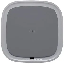 Proregal Moderner quadratischer Abfalleimer 12 l Grau