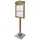 Securit Schaukasten RUSTIC, 4 x DIN A4, mahagoni