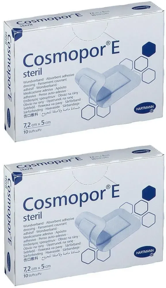 Cosmopor E Verband Steriel Adhesive 7.5 x 5 cm 2x10 St Pleister