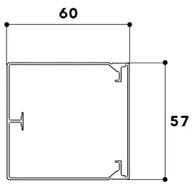 GGK LFG-Kanal 60x60 lgr 1495
