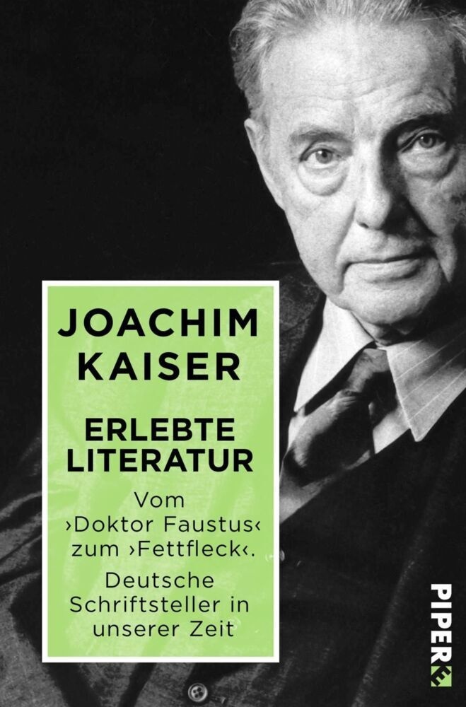 Erlebte Literatur - Joachim Kaiser  Taschenbuch