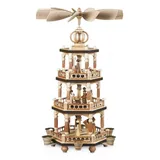 Müller GmbH Müller Pyramide Heilige Geschichte 3-stöckig natur Höhe 51 cm