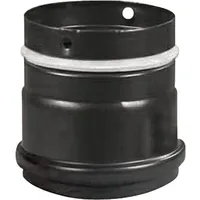 Oranier Justus Pellet-Ofenanschluss Schwarz emailliert