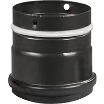 Oranier Justus Pellet-Ofenanschluss Schwarz emailliert