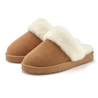 VIVANCE Pantolette camelfarben 36
