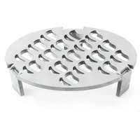 mocisa Grilleinsatz 200x6mm für Feuerplatte | Grillplatte | Ø 20cm | Feuertonnen | Kugelgrills