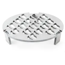 mocisa Grilleinsatz 200x6mm für Feuerplatte | Grillplatte | Ø 20cm | Feuertonnen | Kugelgrills
