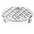mocisa Grilleinsatz 200x6mm für Feuerplatte | Grillplatte | Ø 20cm | Feuertonnen | Kugelgrills