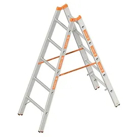 Layher Sprossenstehleiter Topic 1039 2 x 5 Sprossen