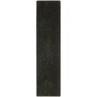 Snapstyle Hochflor Velours Teppich, Läufer Mona Schwarz, 80x200cm