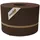 zaunzu® Sichtschutzstreifen Rille Gelocht 50 x 19 cm Braun PP 1 St.