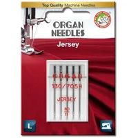 Organ Needles 5205080BL Maschinennadeln, Silber, 80/12 Größe, 5