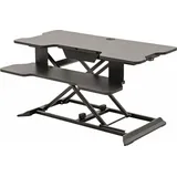 Stier Stehschreibtisch Konverter mit hydraulischer Höhenverstellung