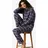 SCHIESSER Pyjama Selected Premium Warming Blau / Lila 48 (4XL)