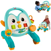 Mattel 2-in-1 Musikalischer Pinguin Lauflernwagen